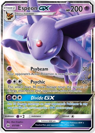 Espeon-GX 61/149 - Sun & Moon Base