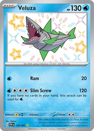 Veluza 125/091 - Paldean Fates