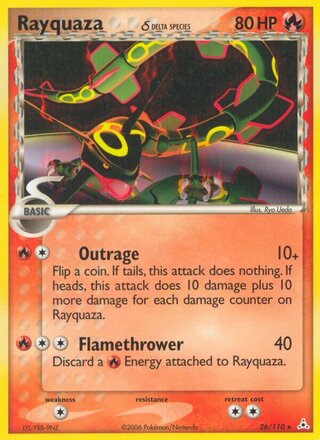 Rayquaza 26/110 - Holon Phantoms