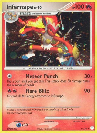 Infernape 5/130 - Diamond & Pearl Base