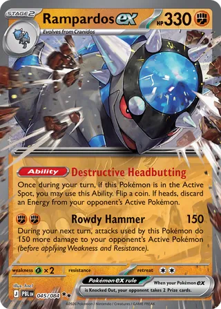 Rampardos ex 045/084 - Pitch Black