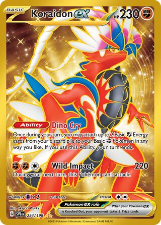 Koraidon ex 254/198 - Scarlet & Violet Base