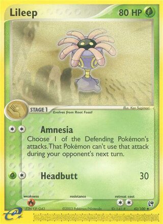Lileep 43/100 - Sandstorm