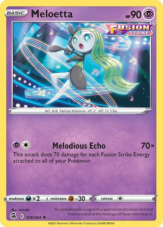 Meloetta 124/264 - Fusion Strike