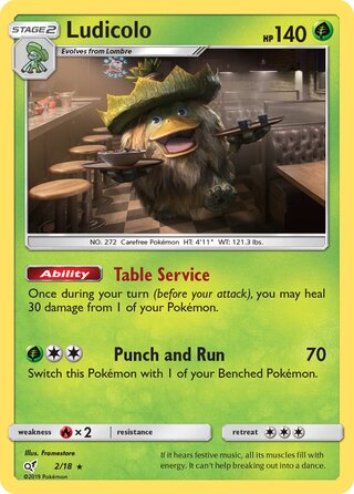 Ludicolo 2/18 - Detective Pikachu