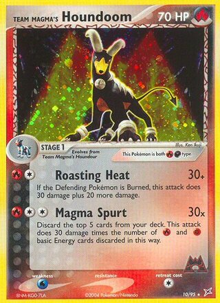 Team Magma's Houndoom 10/95 - Team Magma vs Team Aqua