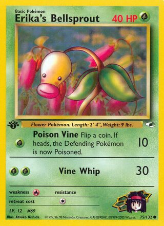 Erika's Bellsprout 75/132 - Gym Heroes