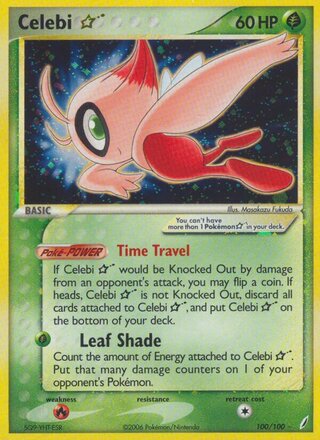 Celebi ☆ 100/100 - Crystal Guardians