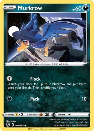 Murkrow 106/195 - Silver Tempest