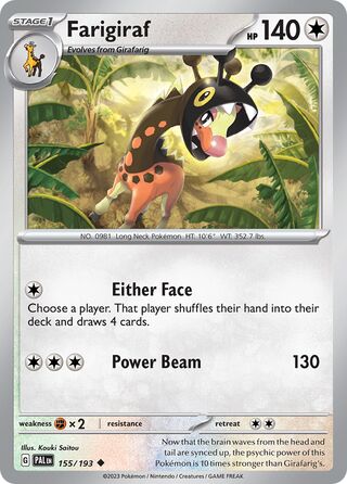 Farigiraf 155/193 - Paldea Evolved