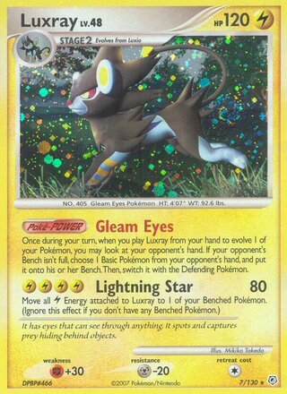 Luxray 7/130 - Diamond & Pearl Base