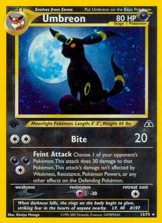 Umbreon 13/75 - Neo Discovery