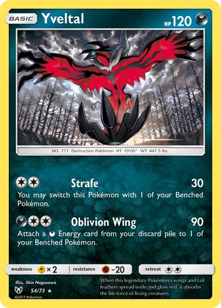 Yveltal 54/73 - Shining Legends