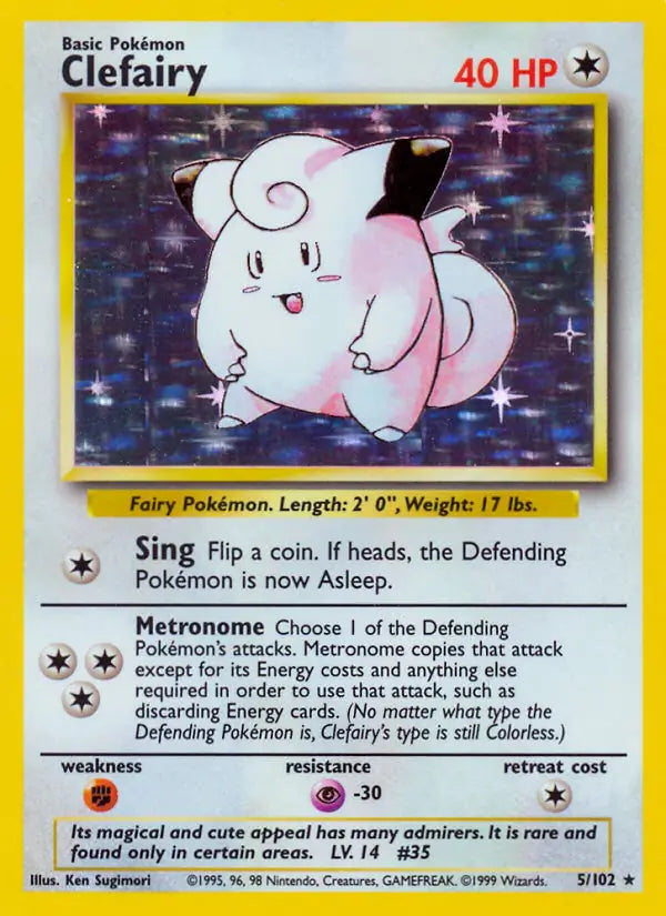 Clefairy 5/102 - Base Set