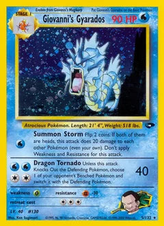 Giovanni's Gyarados 5/132 - Gym Challenge