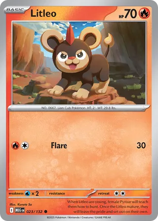 Litleo 023/132 - Mega Evolution Base