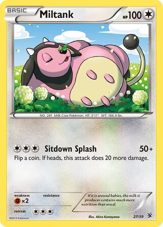 Miltank 27/39 - XY Starter Set