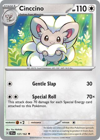 Cinccino 137/162 - Temporal Forces
