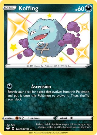 Koffing SV076/SV122 - Shining Fates
