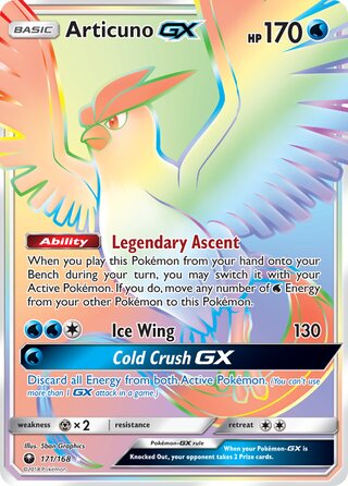 Articuno-GX 171/168 - Celestial Storm