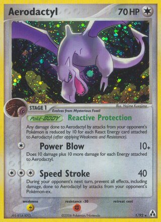Aerodactyl 1/92 - Legend Maker