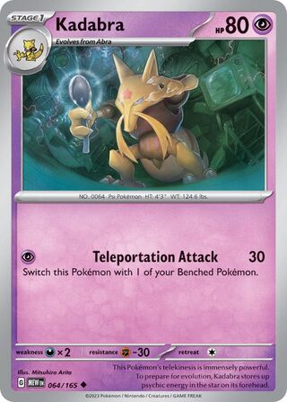 Kadabra 064/165 - Scarlet & Violet 151