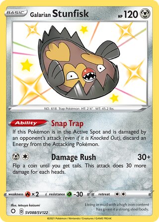 Galarian Stunfisk SV088/SV122 - Shining Fates