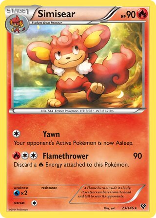 Simisear 23/146 - XY Base