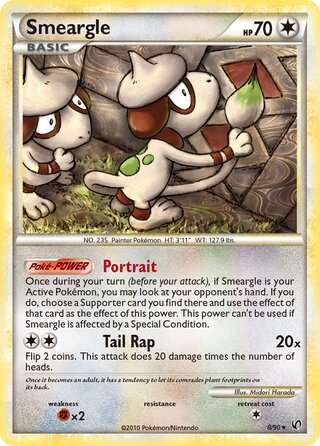Smeargle 8/90 - Undaunted