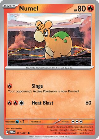 Numel 011/091 - Paldean Fates