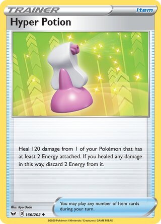 Hyper Potion 166/202 - Sword & Shield Base