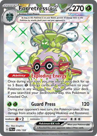 Forretress ex 230/193 - Paldea Evolved