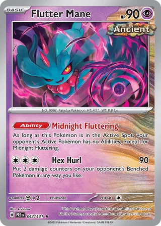 Flutter Mane 043/131 - Prismatic Evolutions
