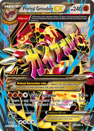 Primal Groudon-EX 151/160 - Primal Clash