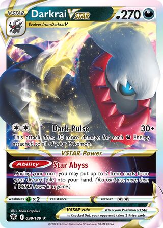 Darkrai VSTAR 099/189 - Astral Radiance