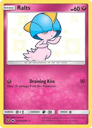 Ralts SV34/SV94 - Hidden Fates