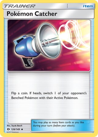 Pokémon Catcher 126/149 - Sun & Moon Base