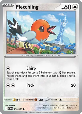 Fletchling 066/088 - Perfect Order