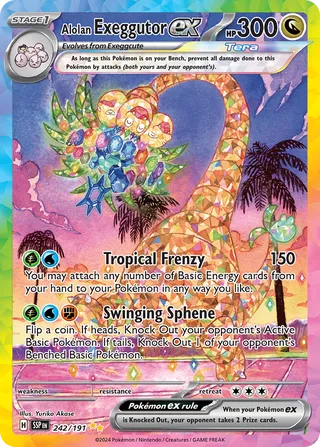 Alolan Exeggutor ex 242/191 - Surging Sparks