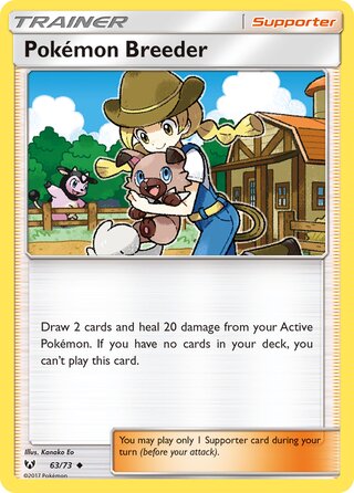 Pokémon Breeder 63/73 - Shining Legends