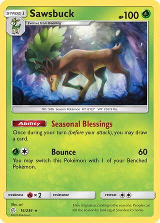 Sawsbuck 16/236 - Cosmic Eclipse