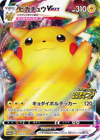 Pikachu VMAX Sword And Shield Promos 123 S P 123/S-P