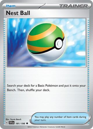 Nest Ball 181/198 - Scarlet & Violet Base