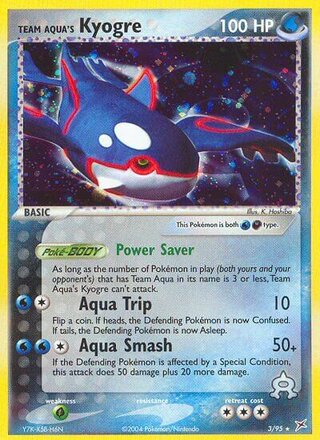 Team Aqua's Kyogre 3/95 - Team Magma vs Team Aqua