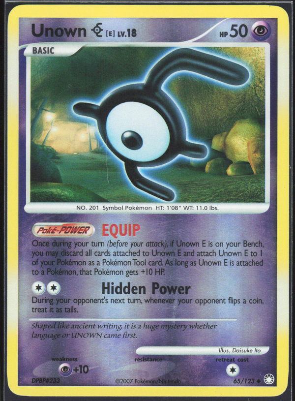 Unown [E] 65/123 - Mysterious Treasures