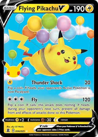 Flying Pikachu V 006/025 - Celebrations