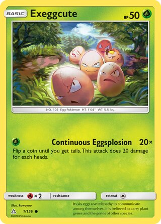 Exeggcute 1/156 - Ultra Prism