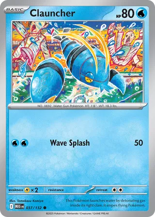 Clauncher 037/132 - Mega Evolution Base