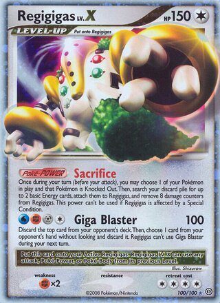Regigigas LV.X 100/100 - Stormfront