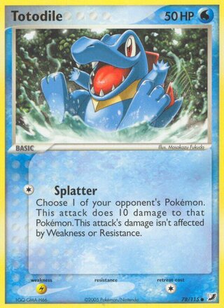 Totodile 78/115 - Unseen Forces
